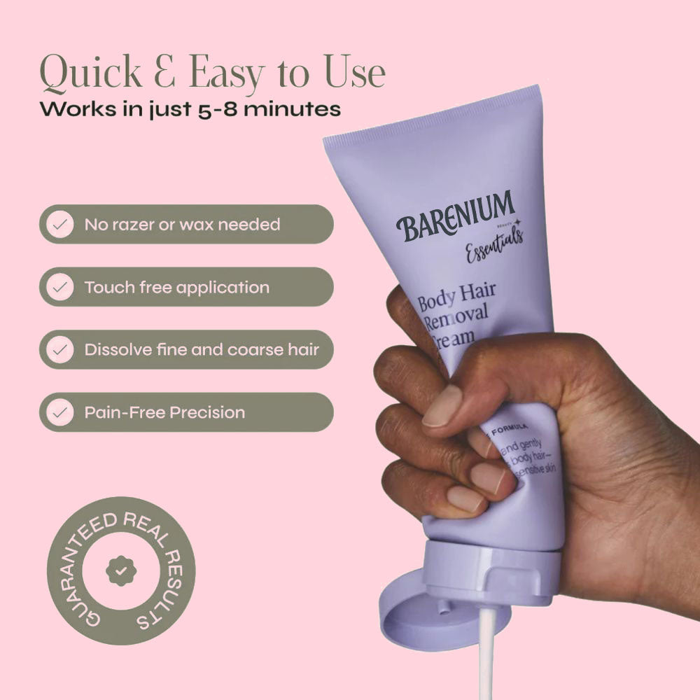 Barenium™ Painless Body Hair Removal Cream