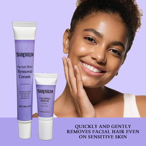 Barenium™ Combo Facial Hair Removal Cream with Post-Waxing Serum