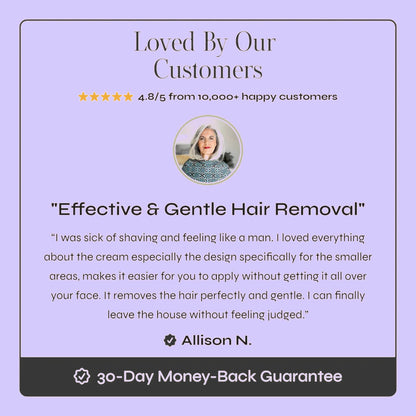 Barenium™ Combo Facial Hair Removal Cream with Post-Waxing Serum